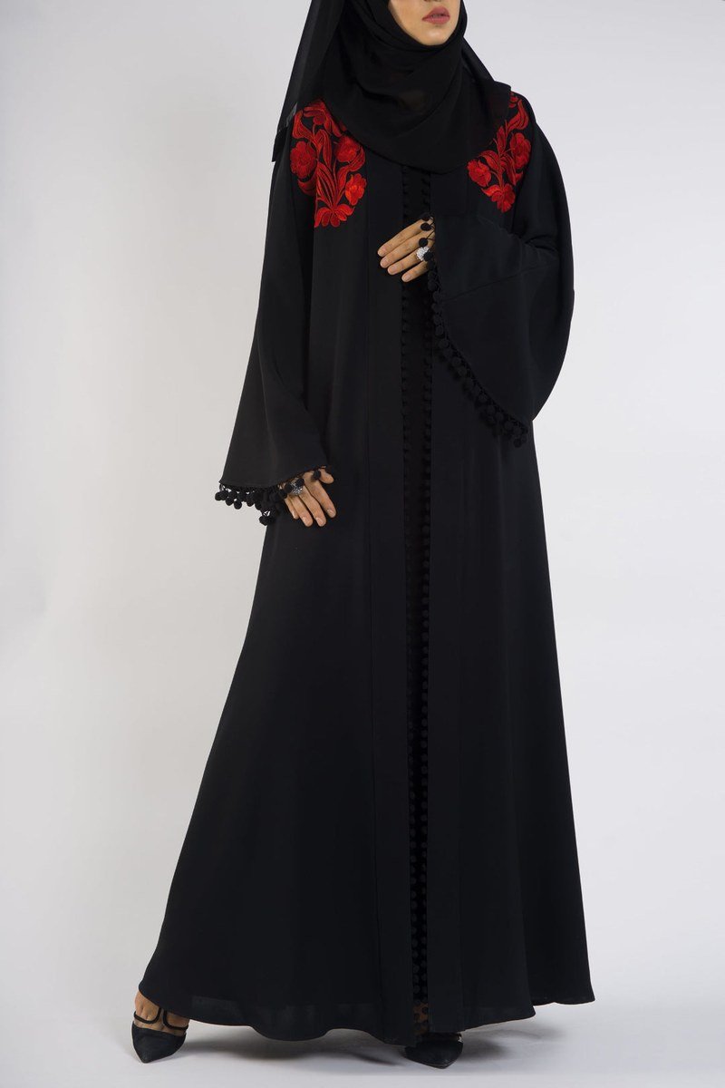 Embroidered Party Abayas