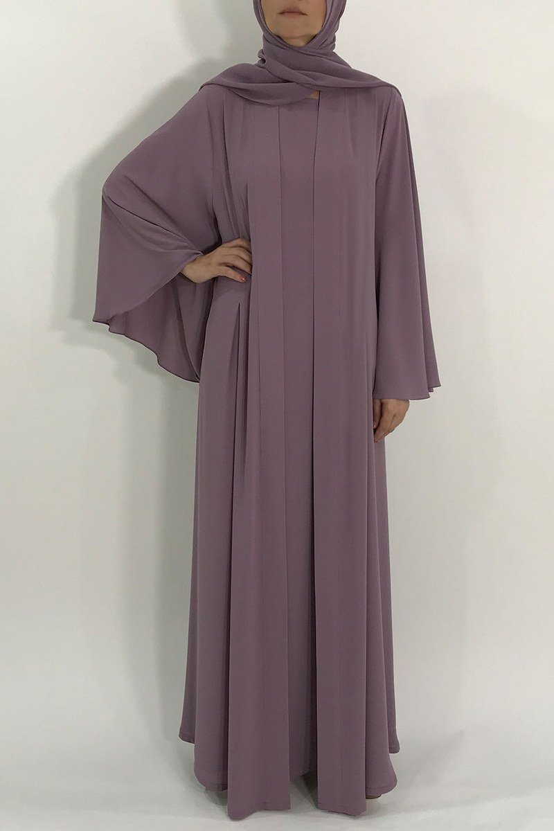 Mauve abaya